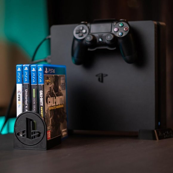 Sony PlayStation 4 Console Controller Clip On Holder PS4 Dual Shock 4 System - Picture 2 of 3